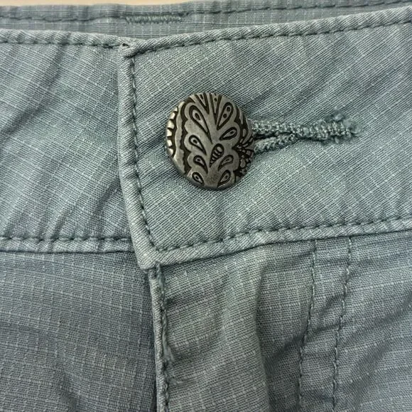 PRANA Larissa Knicker Bermuda Shorts Blue Women’s Size 0 - Picture 4 of 6